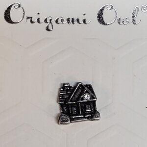 Origami Owl - Brand new House Charm with a little crystal.